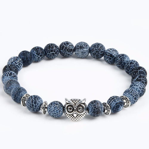 Bracelet hibou en pierre naturelle gratuit